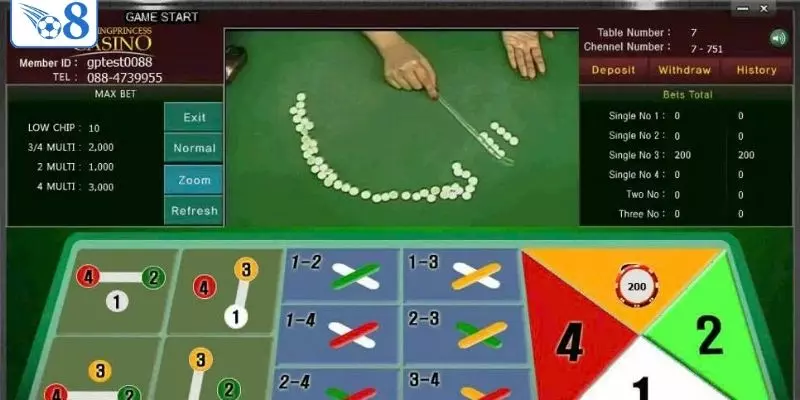 Chi tiết quy định trong hướng dẫn chơi Fantan